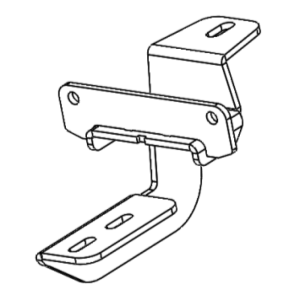 Jeep Wrangler JLU Mounting Brackets - Go Rhino - V-Series V3/RB10 Slim/RB20 Slim - Tex. Blk - `18-`22